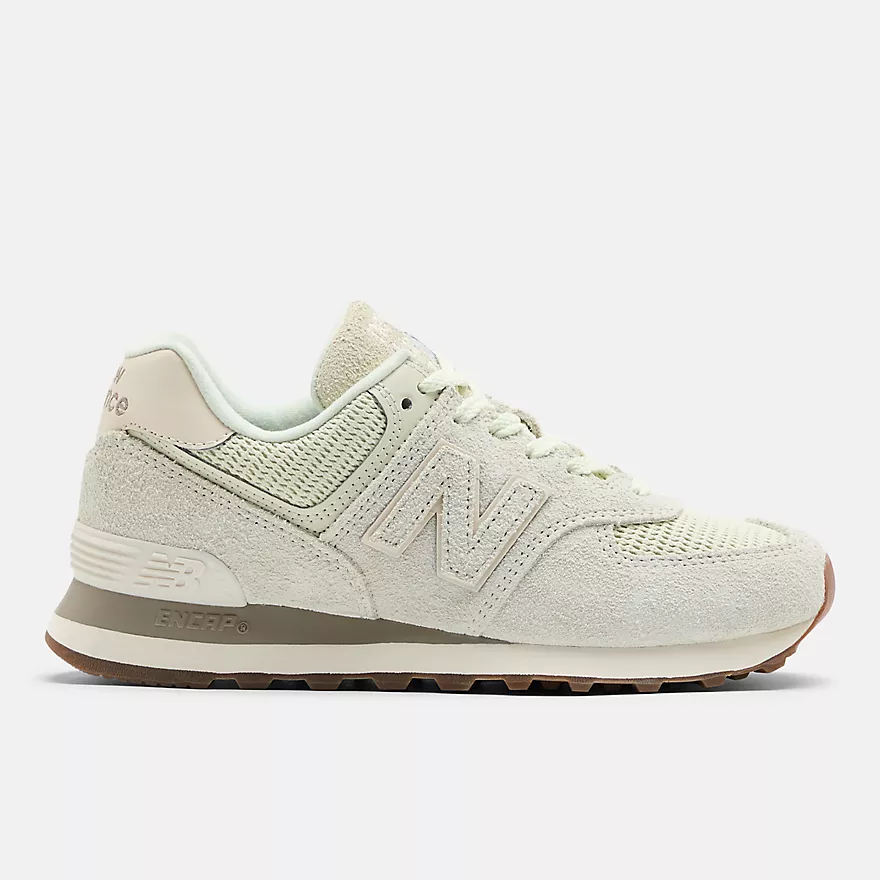 new balance _574_ women shoes-white
